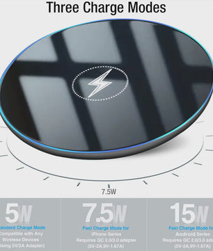 Universele Draadloze Oplader: Snel Laden voor iPhone, Samsung, Huawei & Meer