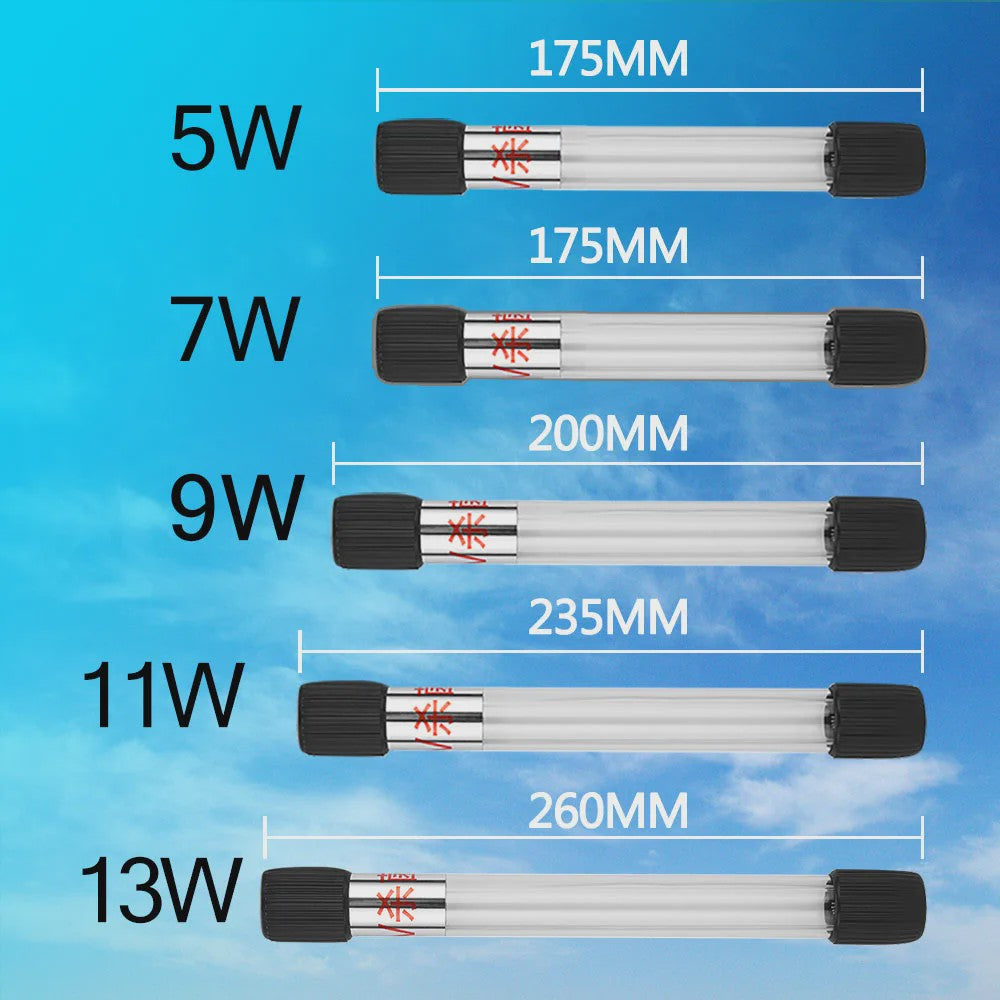 Krachtige Aquarium UV Sterilisator Lamp - 5-11W Onderwater Reiniging