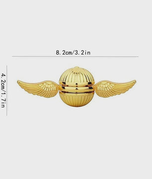 Gouden Snitch Fidget Spinner met Engelenvleugels - Antistress Speelgoed voor Kinderen