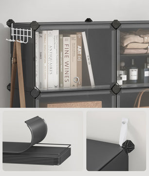 Ruime Schoenenkast voor 24 Paren - 82x32x92 cm - Modulair en Stijlvol