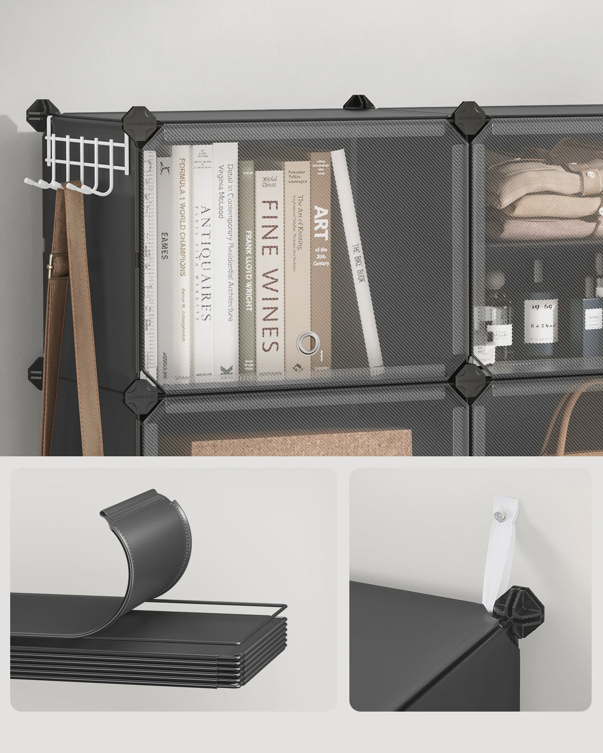 Ruime Schoenenkast voor 24 Paren - 82x32x92 cm - Modulair en Stijlvol