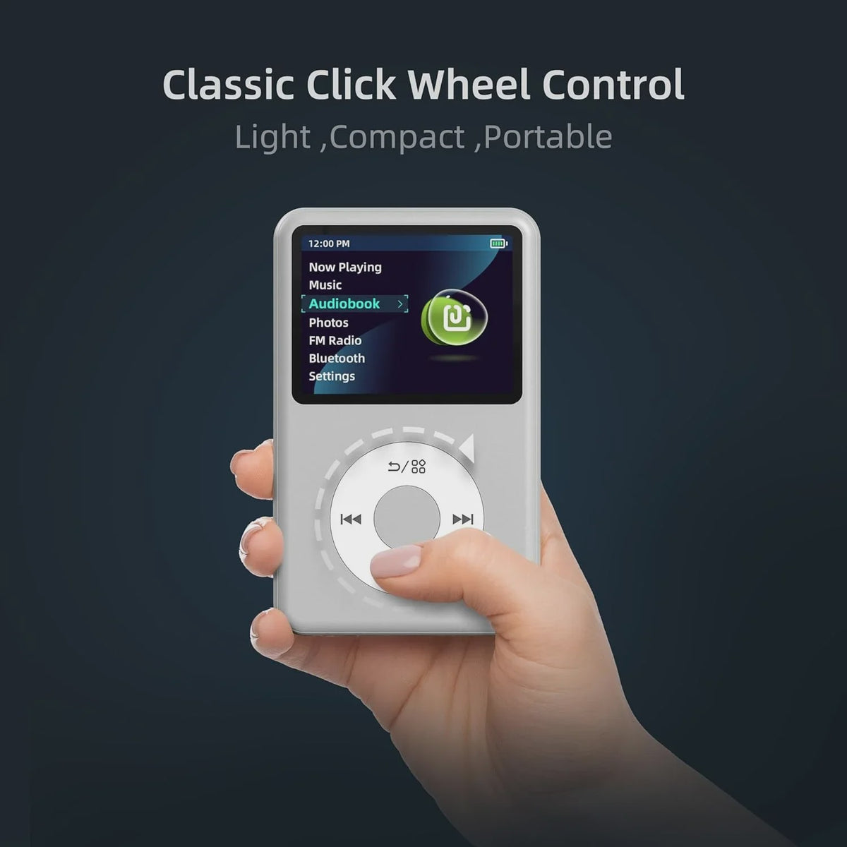 INNIOASIS Y1 MP3 Speler met Bluetooth, 64GB - Draagbare Muziek & Video Speler