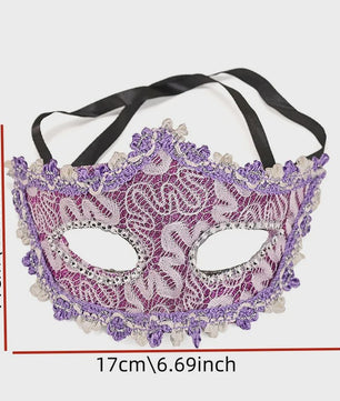 Luxe Venetiaans Masker - Half Gezicht Feest & Festival Accessoire