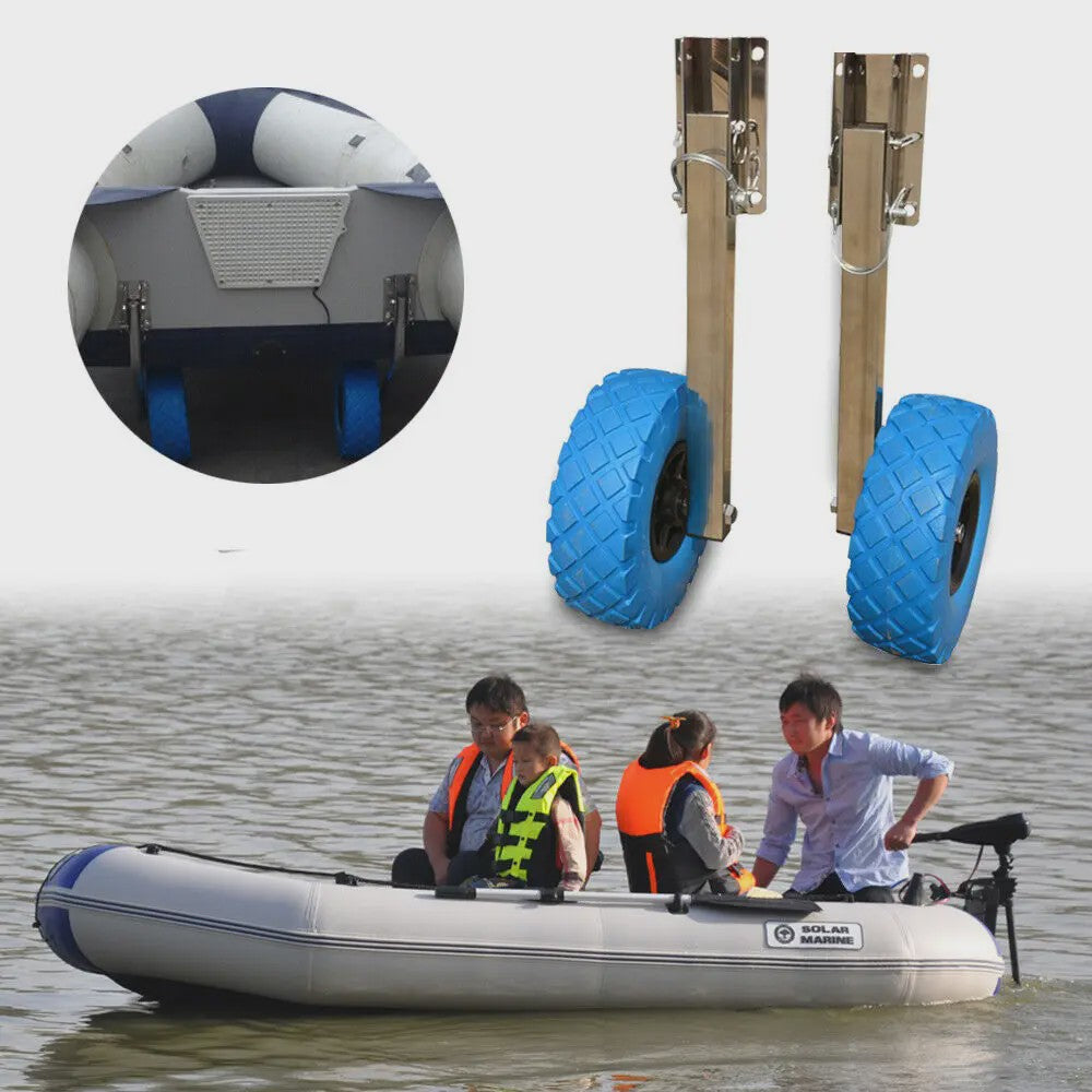 Opblaasbare Boot Trailer Wielenset - Lanceerwielen voor Bijboot & Rubberboot