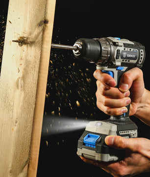 DEKO 20V Brushless Accuboormachine - Krachtige Mini Schroefmachine met 2 Snelheden & 18+1 Koppeling