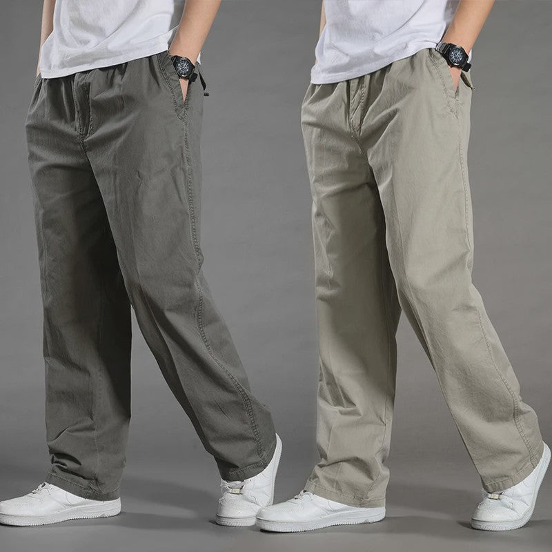 Herfst/Lente Heren Cargo Werkbroek Katoen - Casual Jogger & Klimbroek - Grote Maten tot 6XL