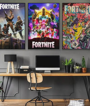 Fortnite Game Poster - Decoratieve Muurkunst voor Fans