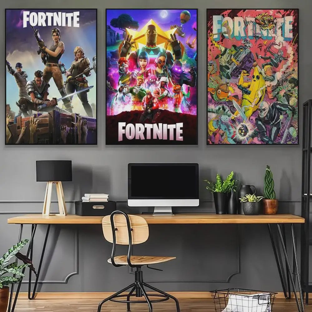 Fortnite Game Poster - Decoratieve Muurkunst voor Fans