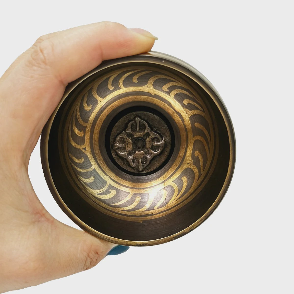 Tibetaanse Klankschaal Lotus Set - Uniek Cadeau voor Meditatie, Yoga & Chakra Balans