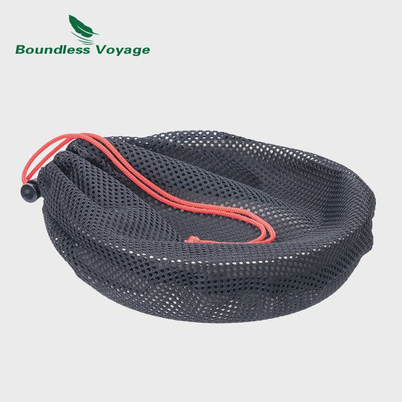 Lichtgewicht Titanium Koekenpan met Opvouwbaar Handvat - Ideaal voor Camping & Outdoor Koken