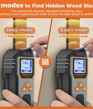 6-in-1 Stud Finder & Muurscanner: Detecteert Hout, Metaal, Elektra & Leidingen