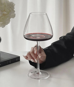 Luxe Grote Wijnglas met Grote Buik - Kristalglas voor Rode Wijn - Europees Design