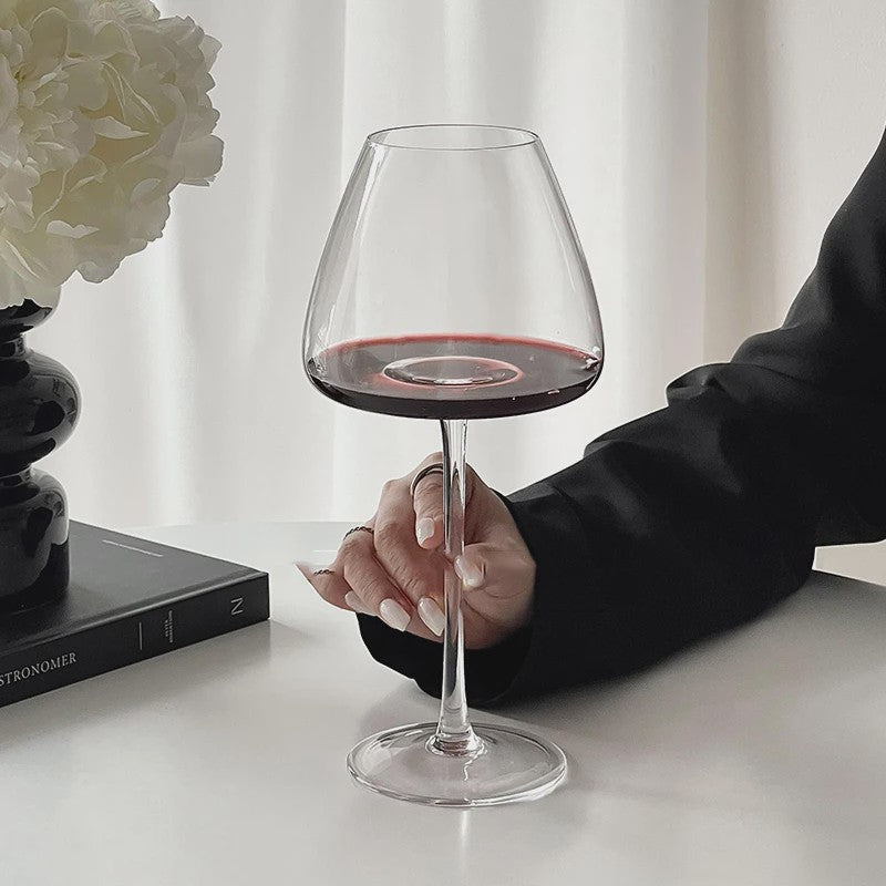 Luxe Grote Wijnglas met Grote Buik - Kristalglas voor Rode Wijn - Europees Design