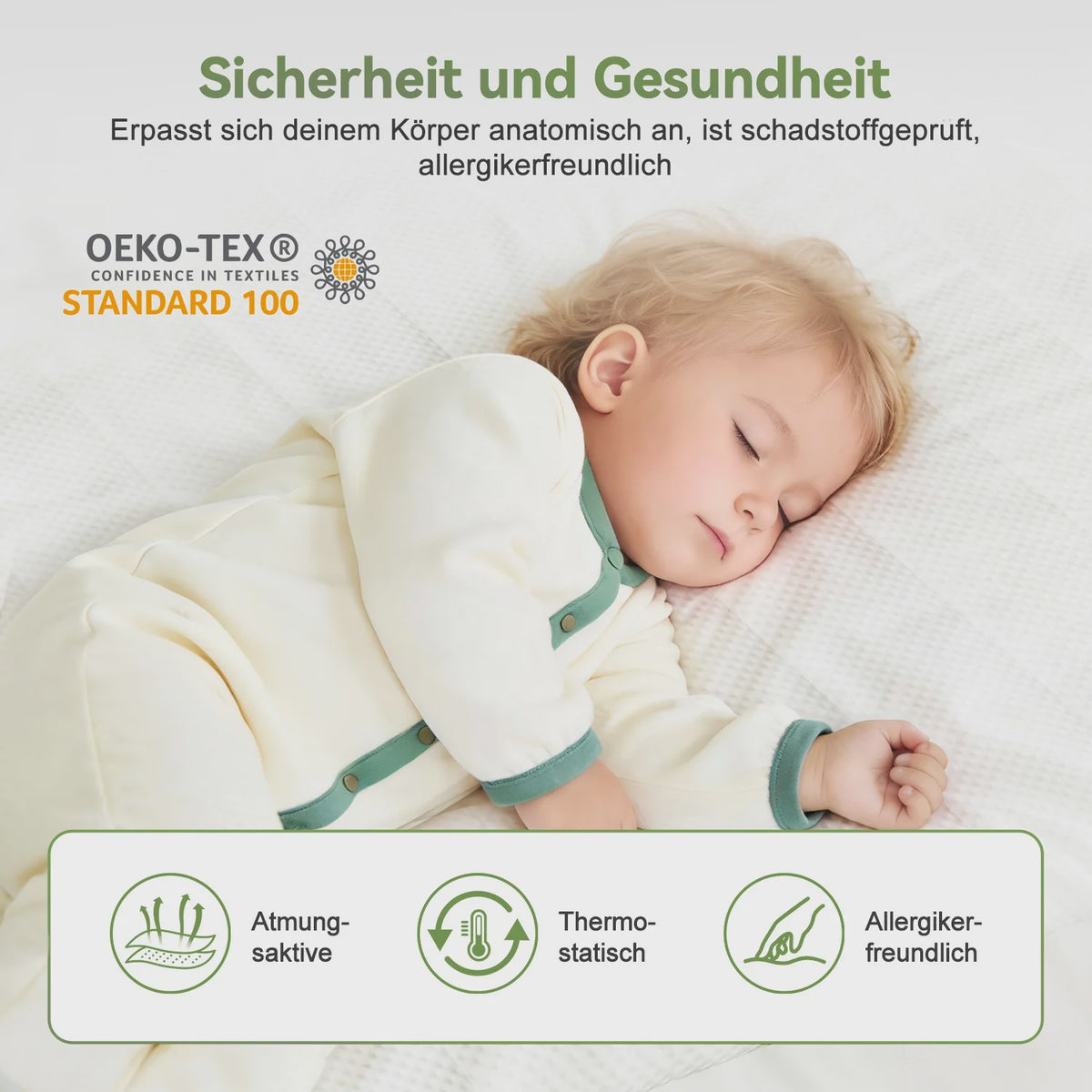 Adormii Topper 90x200 cm - 7-Zone Koudschuim Matrastop met Gel-schuim