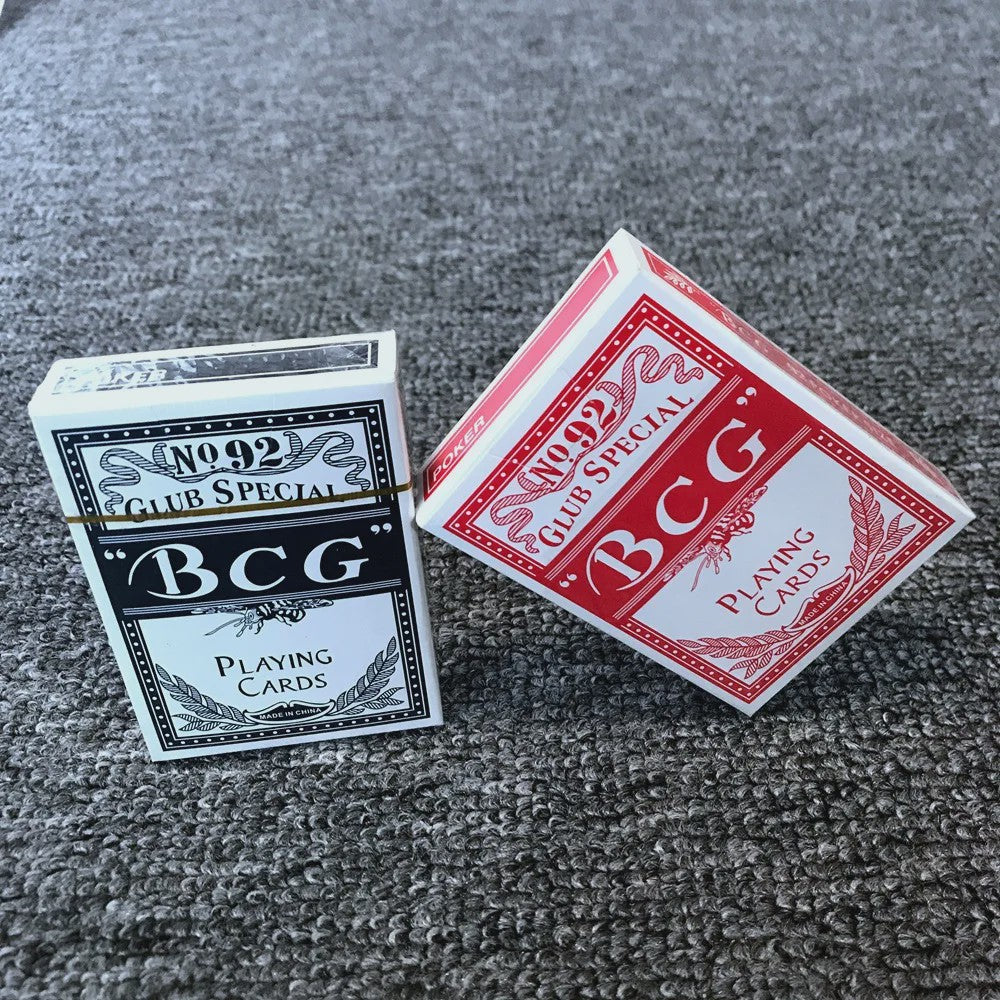 BCG Poker Speelkaarten - 52 kaarten + 2 Jokers - Plastic Coated - 63x88mm