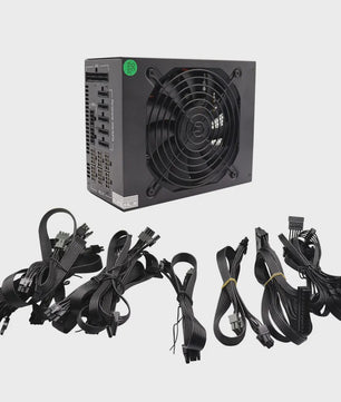 Krachtige 2000W ATX Modulaire PC Voeding voor Mining (ETH/BTC) - 110V/220V