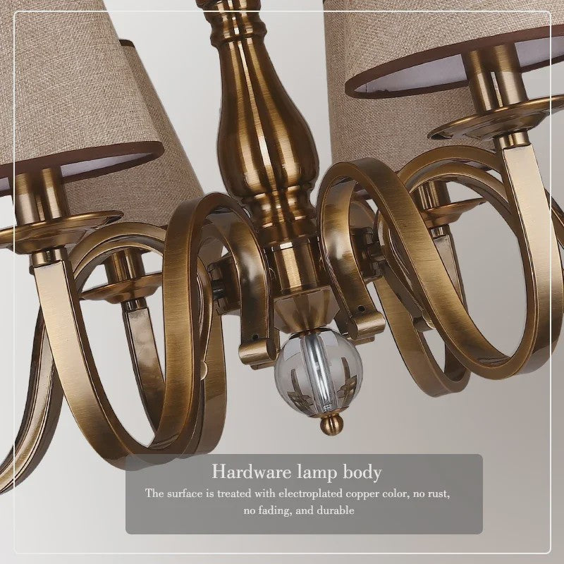 Luxe Klassieke LED Kroonluchter - Sfeervolle Verlichting voor Woonkamer, Eetkamer & Slaapkamer