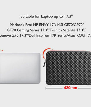 WIWU Waterdichte Laptoptas 17.3 inch - Schokabsorberend & Beschermend