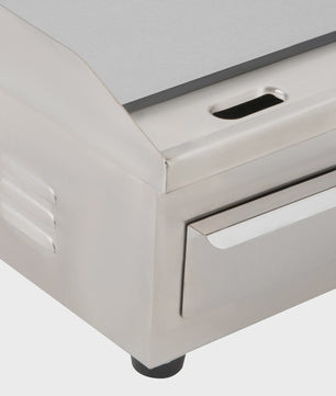 Elektrische Bakplaat 2000W - RVS Teppanyaki Grill met Verstelbare Temperatuur (50-300°C)