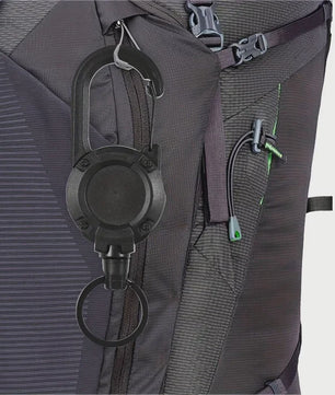 Intrekbare Sleutelhanger met Karabijnhaak - Heavy Duty Clip voor Tassen & Outdoor