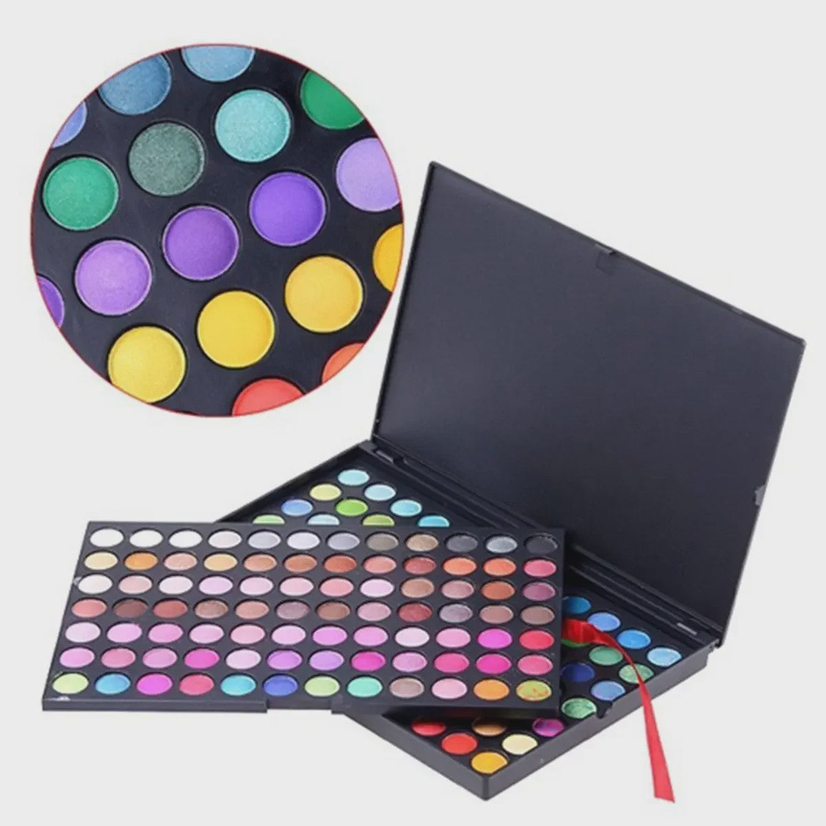 Professioneel 120 Kleuren Oogschaduw Palette - Matte, Glitter & Waterproof