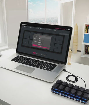 Compact 12-Key Mechanisch Gaming Toetsenbord - Programmeerbaar & Hot-Swappable met USB-C