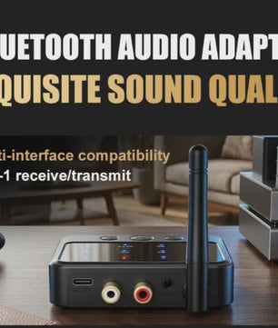 2-in-1 Bluetooth Audio Adapter: Zender & Ontvanger met AptX-Adaptive, Low Latency & HD Audio