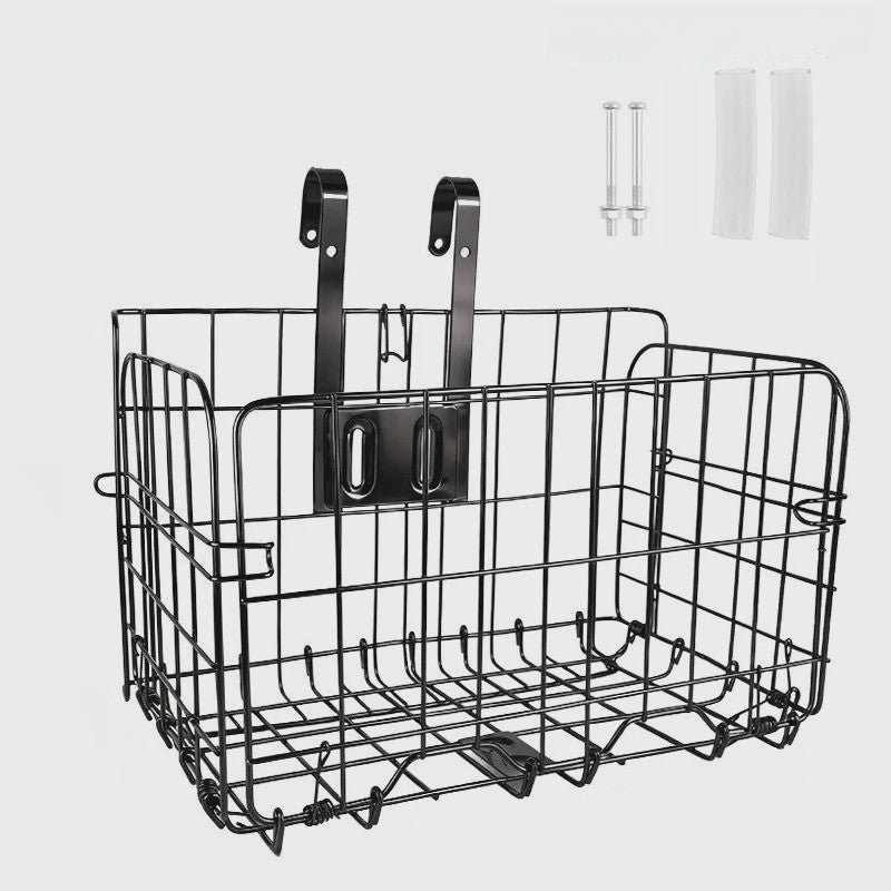 Vouwbare Fietsmand - Voor- en Achtermand - Duurzaam Staal - Mountainbike Accessoire