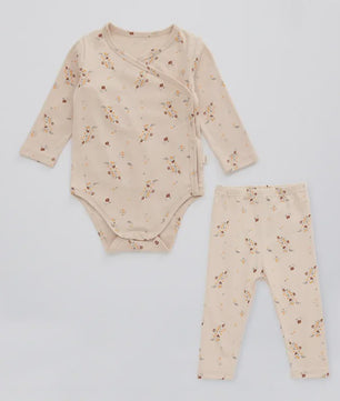 Babykleding Set: Romper met Lange Mouw & Broekje - Herfst/Winter Collectie