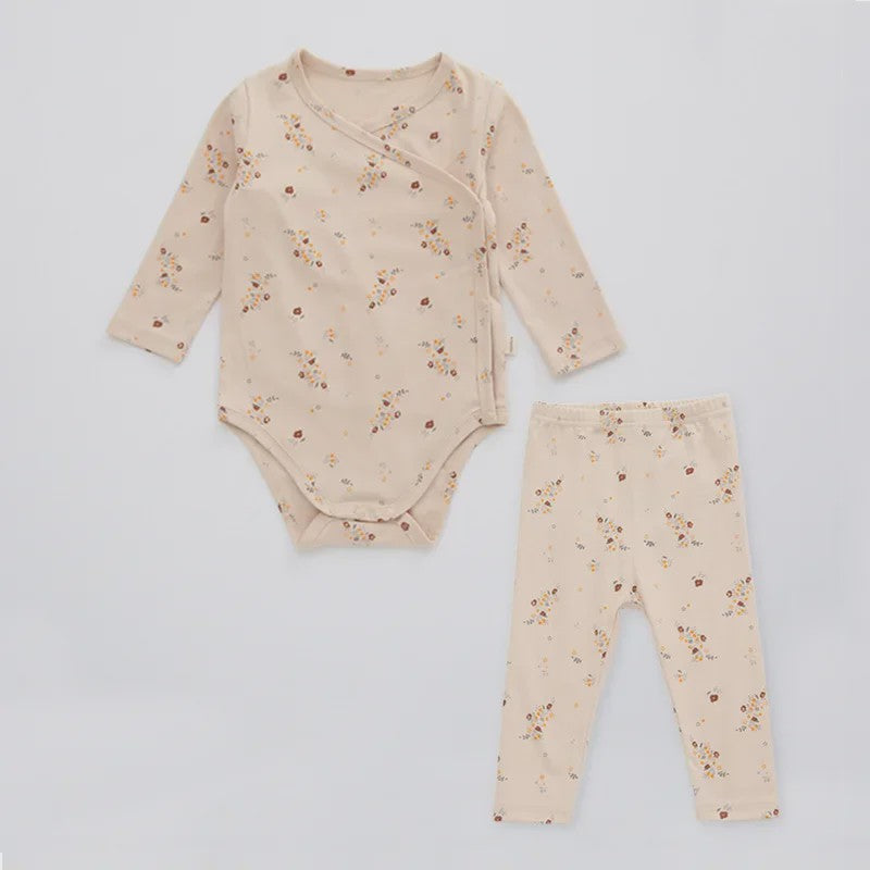 Babykleding Set: Romper met Lange Mouw & Broekje - Herfst/Winter Collectie