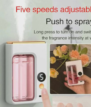 Automatische Auto Luchtverfrisser & Aromatherapie Diffuser met Display - Jasmijn Geur