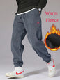 Warme Heren Corduroy Jogger Broek - Perfect voor Herfst & Winter Sport en Casual Gebruik
