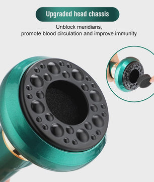 Elektrische Cupping Massager: 6 standen vacuüm, Gua Sha, anti-cellulitis & body shaping