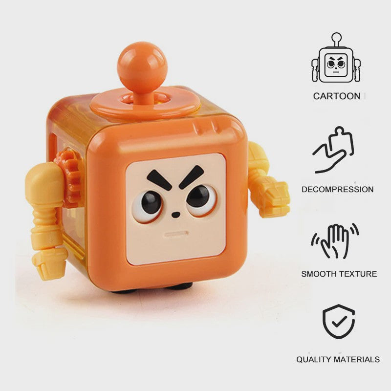 Fidget Cube & Dodecahedron: 6/12 Zijden Stressverlichter & Sensorisch Speelgoed