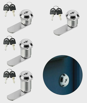 Veiligheidscam Lock Deurslot met Sleutels voor Kast, Lade, Brievenbus - 16/20/25/30mm