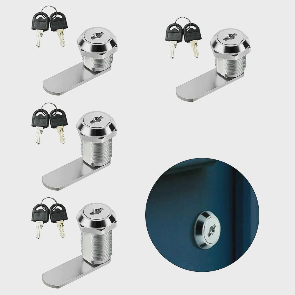Veiligheidscam Lock Deurslot met Sleutels voor Kast, Lade, Brievenbus - 16/20/25/30mm