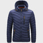 Luxe Heren Lichtgewicht Puffer Jas met Capuchon - Warm & Stijlvol voor Outdoor en Casual Gebruik