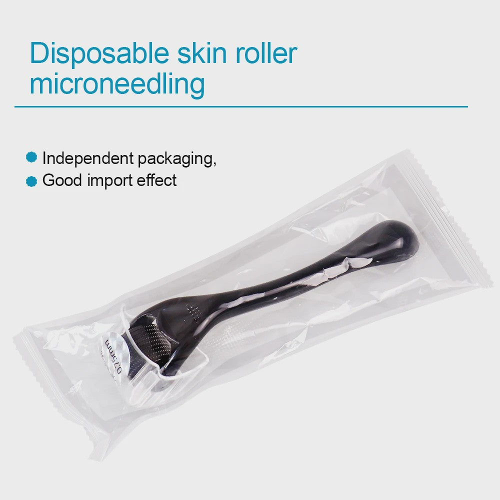 Derma Roller DRS 540 Titanium Micro Needling Roller voor Gezicht, Haar en Baardgroei