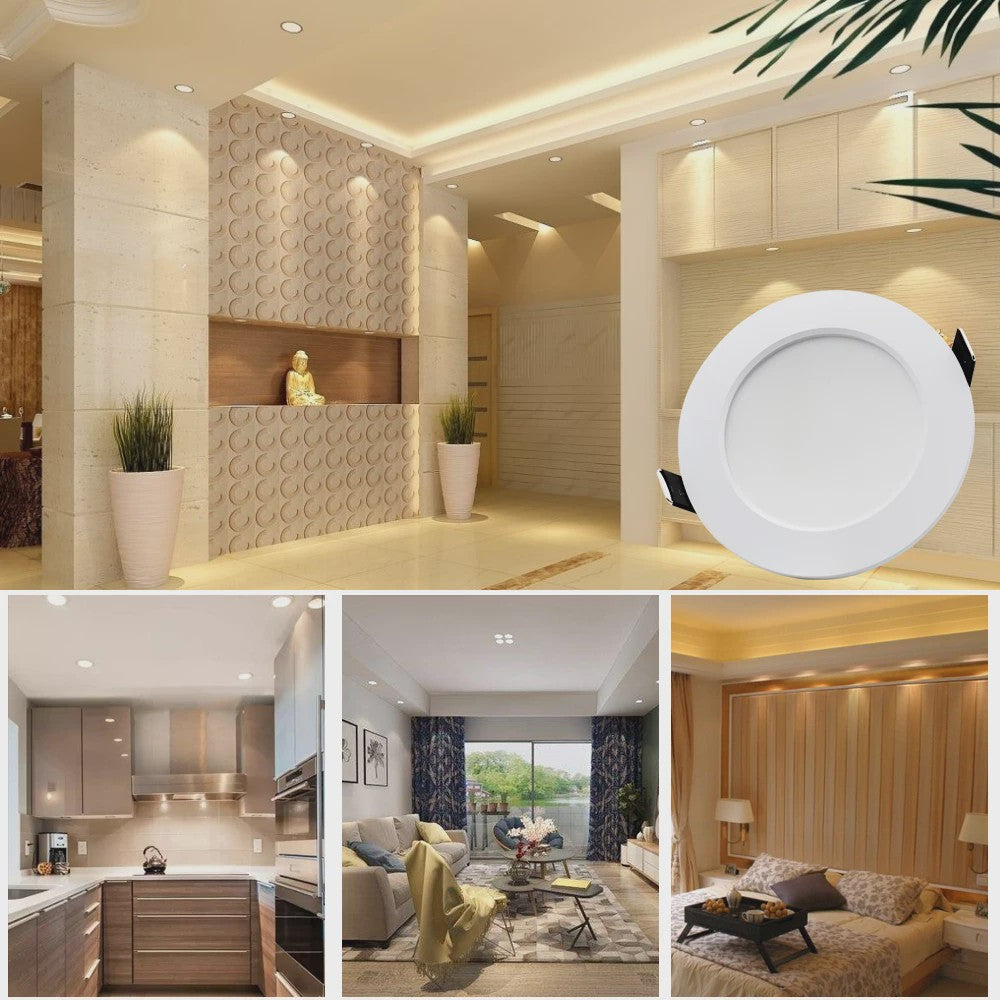 Ronde LED Downlight 7W-18W - Waterdicht, Warm & Koud Wit - Inbouwspot