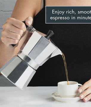 Klassieke Aluminium Moka Pot Espressomaker - Cubaanse Koffie voor Thuis & Camping