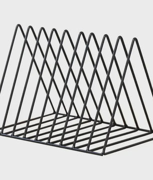 Stijlvolle Metalen Boekenkast & Organiser voor Bureau - Boeken, Tijdschriften & Vinyl
