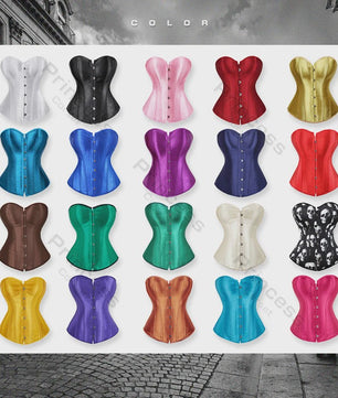 Victoriaans Corset Bustier met Vetersluiting - Plus Size & Vintage Stijl