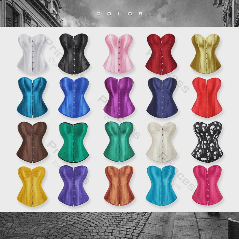 Victoriaans Corset Bustier met Vetersluiting - Plus Size & Vintage Stijl