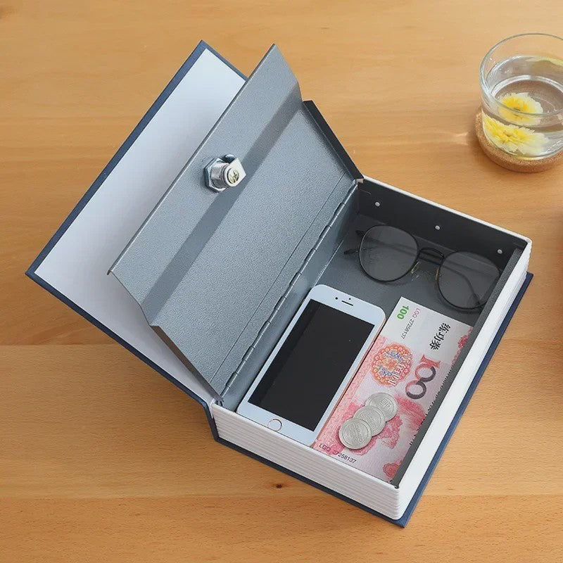 Verborgen Boekkluis met Sleutel - Veilig Geld en Sieraden Opbergen
