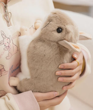 Kawaii Chinchilla Pluche Knuffel - 40cm Zachte Levensechte Speelgoed - Verjaardagscadeau