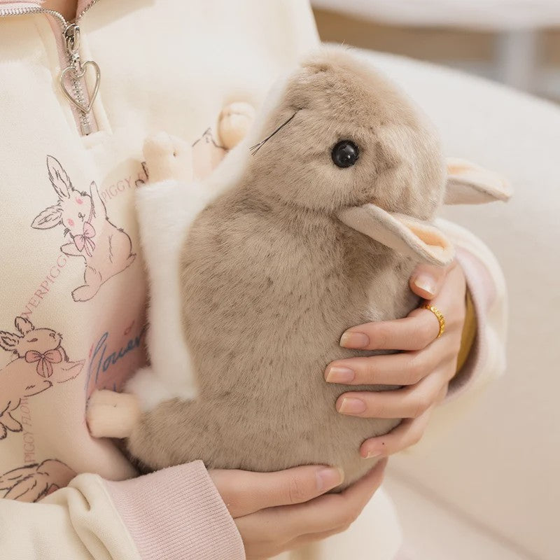 Kawaii Chinchilla Pluche Knuffel - 40cm Zachte Levensechte Speelgoed - Verjaardagscadeau