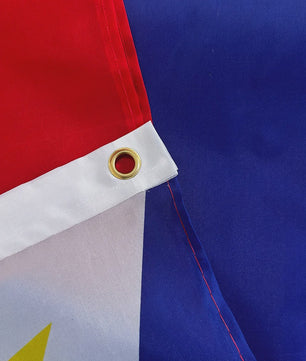 Filipijnse Vlag - Polyester 60x90cm of 90x150cm - Levendige Kleuren & Duurzaam