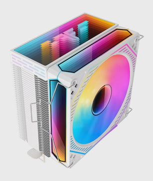 Metalfish FR600 CPU Air Cooler: 6 Heatpipes, ARGB PWM 12cm Fan, 153mm Hoogte