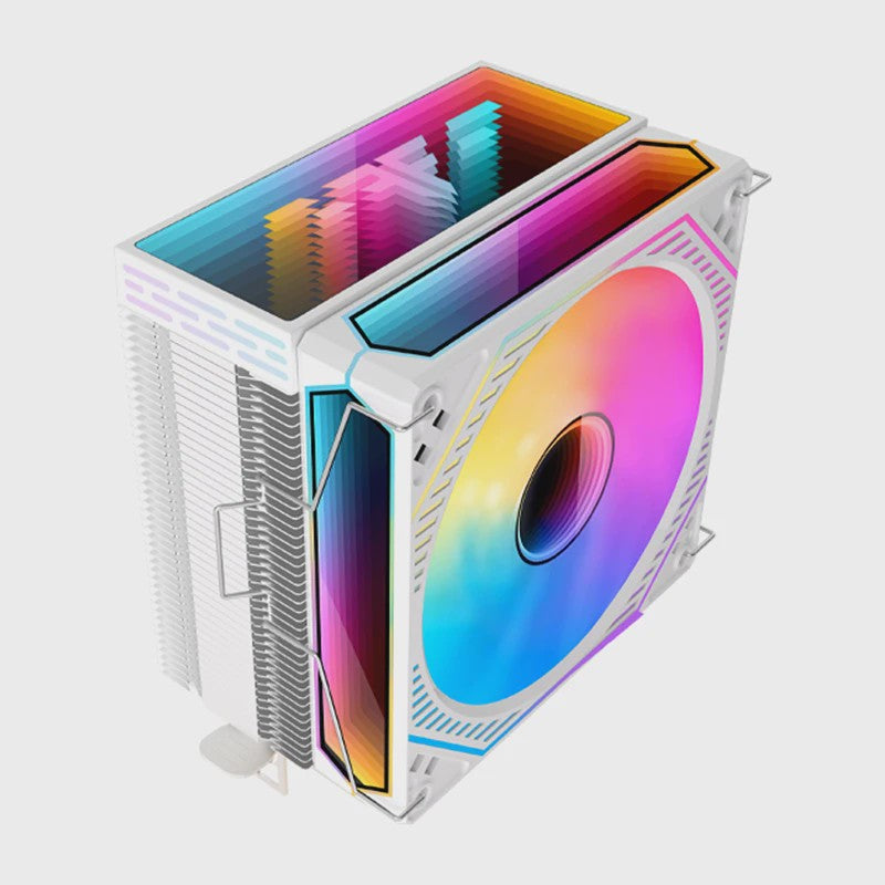 Metalfish FR600 CPU Air Cooler: 6 Heatpipes, ARGB PWM 12cm Fan, 153mm Hoogte