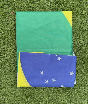 Braziliaanse Vlag 150x90cm - Duurzaam Polyester voor Binnen en Buiten